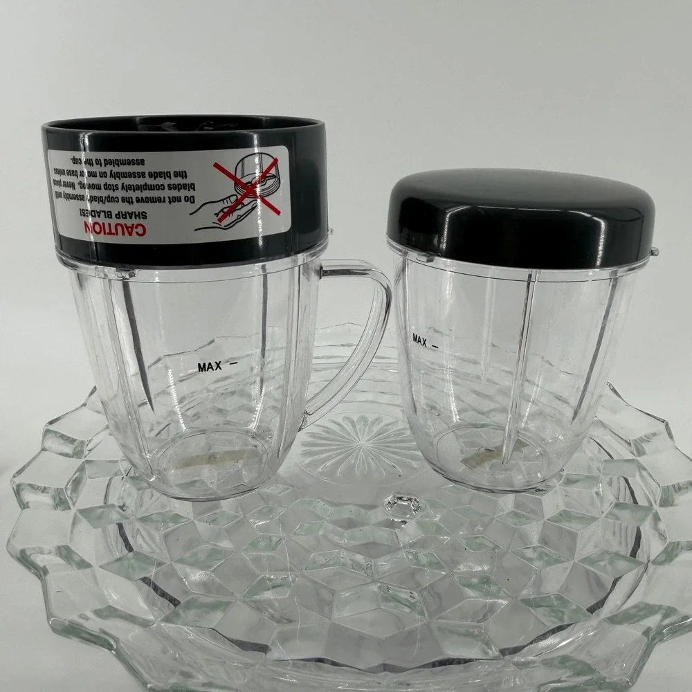 Magic Bullet Replacement‎ Cups Blade Lid 3 Piece Set Blender